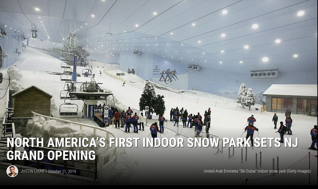 North America's First Indoor Snow Park in New Jersey