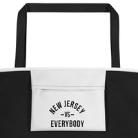 Gods favorite NJ Resident Large Tote Bag