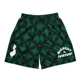 NJVSE green mesh shorts