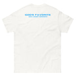 Gods Favorite NJ Resident (Back) White T-Shirt