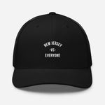 New Jersey vs Everyone Black Trucker Hat