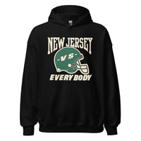 New Jersey Jets Unisex Black Hoodie