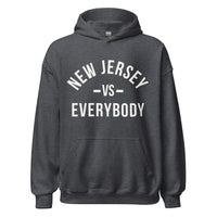 New Jersey vs Everybody Dark Grey Unisex Hoodie