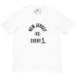 New Jersey vs Everybody Short-Sleeve White Unisex T-Shirt